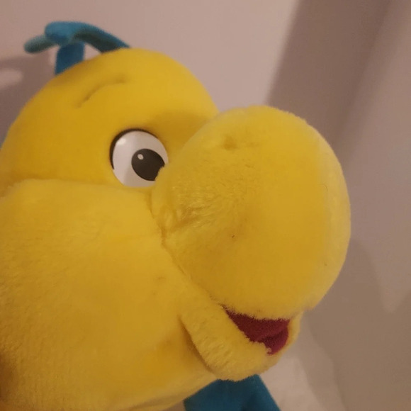 Vintage Disney The Little Mermaid - Flounder Stuffed Animal Fish Plush - Picture 8 of 9
